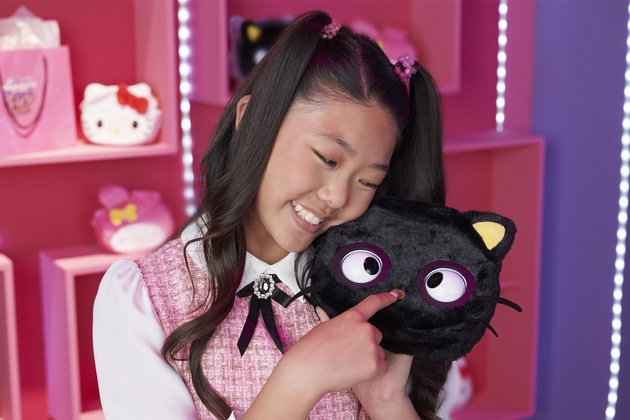 Purse Pets Hello Kitty Chococat Interaktivní taška s očima Cat Černý kocourek Sound