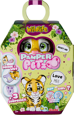 Pamper Petz set Tigger Interaktivní hračka + příslušenství Diaper Gang