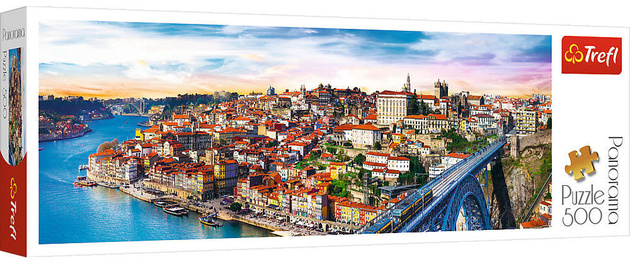 Puzzle Porto Portugalsko panorama 500 prvků Trefl