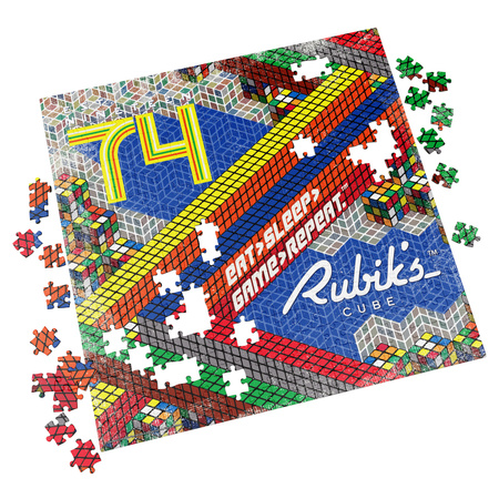 3W1 set Originální klasický hlavolam Rubikova kostka Mini kostka na klíče Rubik's (2 kostky + kroužek na klíče)