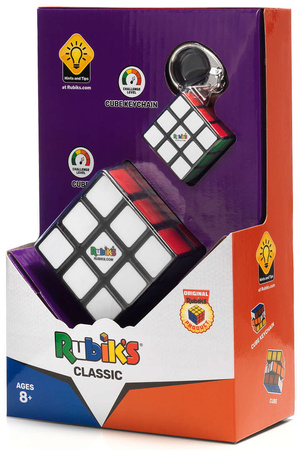 Originální Rubikova kostka Rubik's Classic (kostka + klíčenka)
