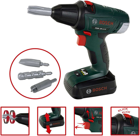 Kufřík Klein Bosch se šroubovákem a příslušenstvím