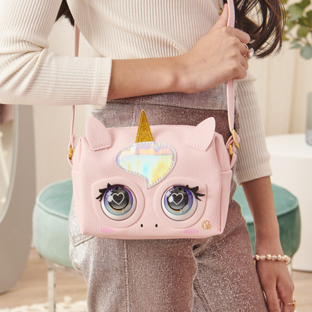 Interaktivní taška s očima a zvuky Purse Pets Glamicorn