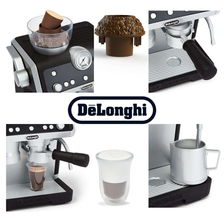 Kávovar DeLonghi pro malé baristy s napěňovačem mléka Casdon