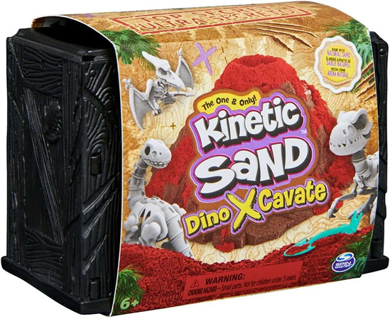 Kinetic Sand Excavation Dino XCavate Skeleton Dinosaur Search Kit Kinetic Sand + příslušenství