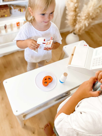 Dřevěná fiskální pokladna s kalkulačkou Small Foot