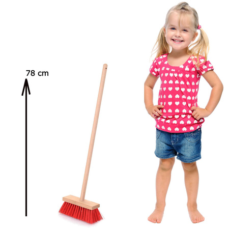 Dětské koště dřevěné 78 cm Klein 6640