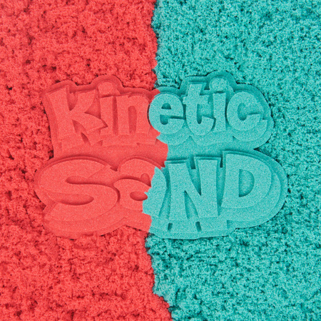Kinetický písek Kinetic Sand Mo ld 'n Flow 2 barvy + 3 doplňky
