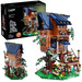CaDA stavební kostky sada Four Seasons Tree House 1155 kusů LED světlo