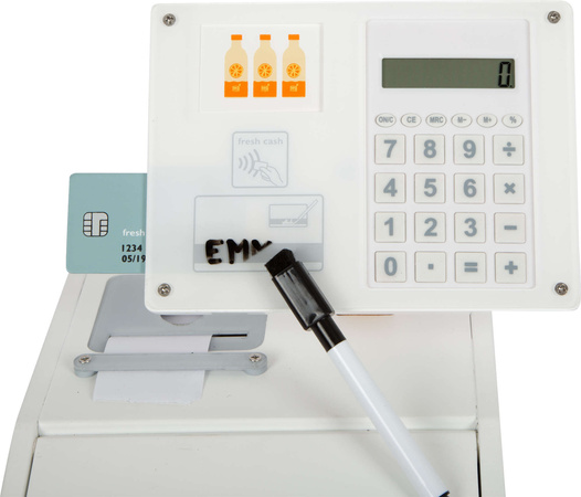 Dřevěná fiskální pokladna s kalkulačkou Small Foot