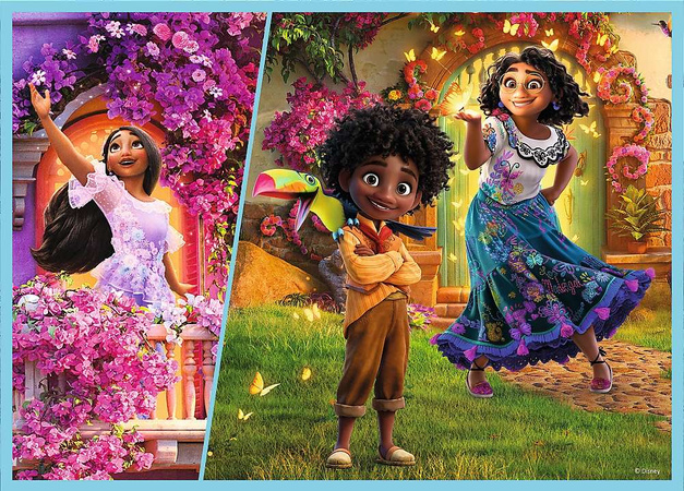 Puzzle 4v1 Naše kouzelné Encanto 207 dílků