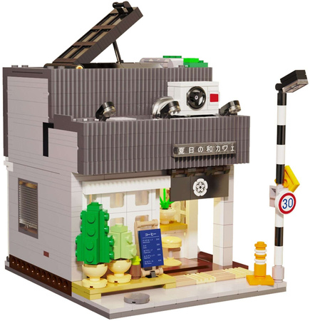 Cada C66007W Stavební kostky Summer Breeze Coffee Shop LED 1116 dílků