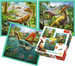 Trefl Puzzle 3v1 Neobyčejný svět dinosaurů 34837 106 prvků
