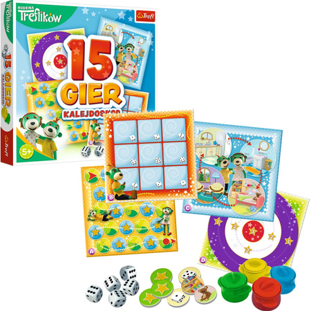 Trefl Treflíci Kaleidoskop sada 15 her