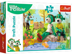 Trefl 18265 Puzzle 30 Treflíci u rybníka