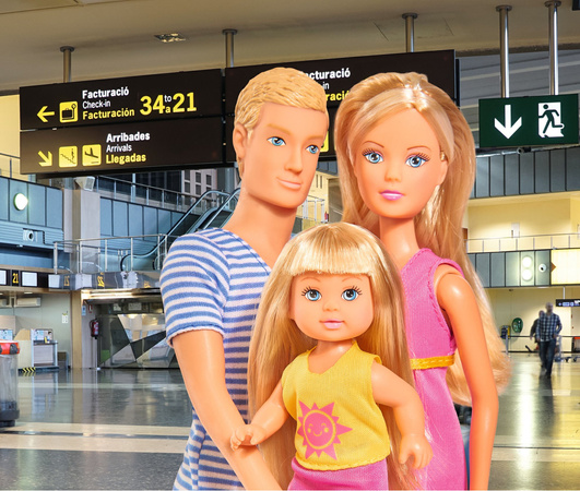 Panenka Simba Steffi těhotná šťastná rodina Kevin Evi