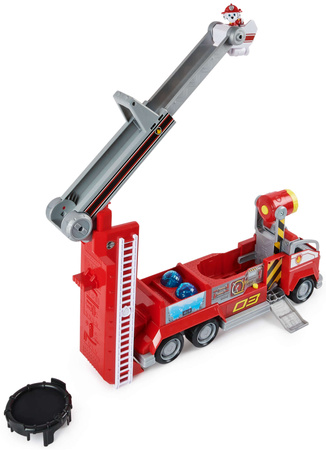 Tlapková patrola Marshall Transformující se hasičské auto XL + figurka Movie Kinofilm