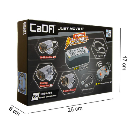 Sada řídicí jednotky Drive Pro Power System kompatibilní s dálkovým ovládáním CaDA