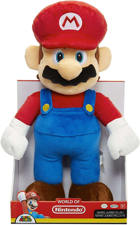 Jakks 64456 Super Mario plyšový maskot Mario 50