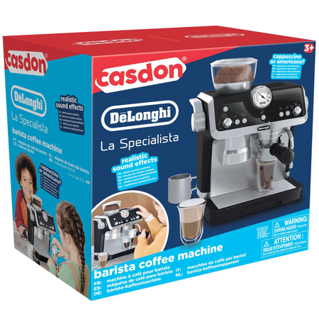 Kávovar DeLonghi pro malé baristy s napěňovačem mléka Casdon