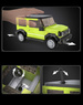 CaDA Stavební bloky Terénní zelené auto Suzuki Jimny 192 kusů