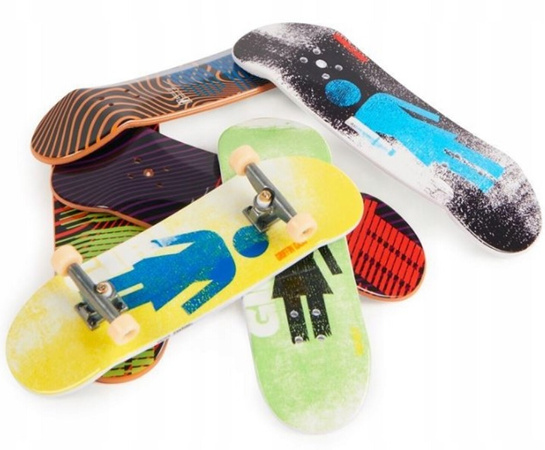 Sk8Shop sada 6 barevných skateboardových fingerboardů sběratelské Bonus Pack Girl + příslušenství Tech Deck