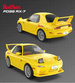 CaDA stavební cihly žlutá Mazda RX-7 FD3S Initial D auto 66 kusů 1:35
