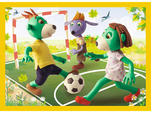 Trefl Puzzle 4v1 Společná zábava Treflíků