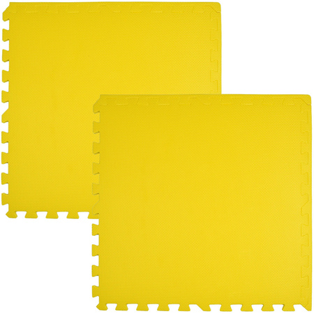 Humbi Mata piankowa Puzzle piankowe 2 szt. żółty 62 x 62 x 1 cm
