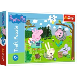 Trefl Puzzle 30 Prasátko Peppa Lesní expedice