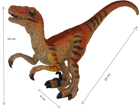 Figurka dinosaura Velociraptor pohyblivá tlama a tlapy