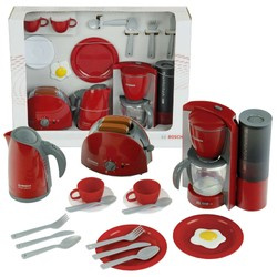 Velký snídaňový set Bosch topinkovač a konvice pro děti Klein 9564