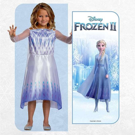 Disney Ledové království kostým, karnevalový kostým Elsa 94-109 cm (3-4 roky)