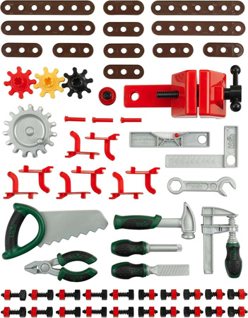 Velká dílna Bosch s dětským nářadím 77 položek Klein 8574