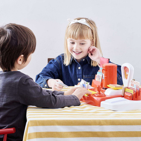 Hračka poštovní stojan na karty pro děti + příslušenství 30 položek