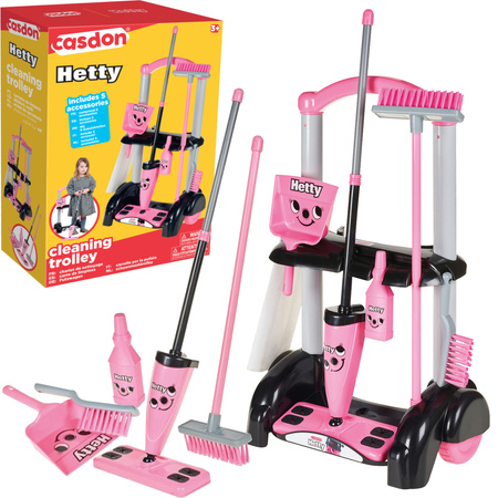 Dětský úklidový vozík Hetty mop na moly Casdon Little Helper