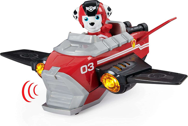 Paw Patrol Marshall Jet Rescue Aircraft Jet Set + světelná/zvuková figurka