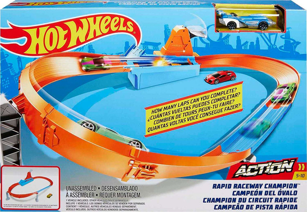 Sada Hot Wheels Fast Track + autíčko