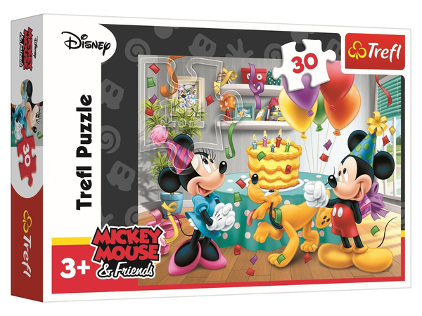 Trefl Puzzle Disney narozeninový dort 30 prvků 