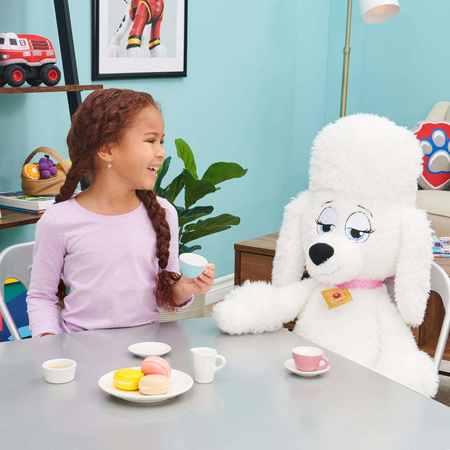 Paw Patrol Na stránkách Movie Kinofilm Delores velký bílý maskot plyšový pes 75 cm
