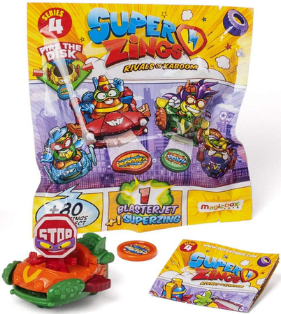 MagicBox Super Zings série 4 BlasterJet + figurka SuperZings