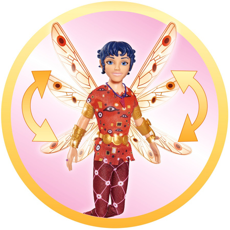 Mia i ja Lalka Mo wróżka z ruchomymi skrzydłami 23 cm + akces.