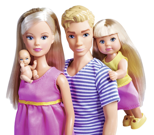 Panenka Simba Steffi těhotná šťastná rodina Kevin Evi