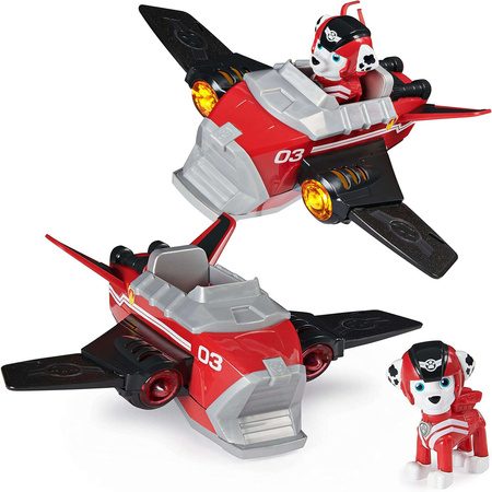 Paw Patrol Marshall Jet Rescue Aircraft Jet Set + světelná/zvuková figurka
