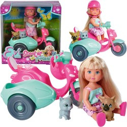 Evi Love Doll Set Evi Přátelé na koloběžce + příslušenství