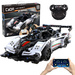 CaDA Construction Blocks Dálkově ovládané vozidlo Z-Wind White RC Racing Car 457 kusů Dual Mode