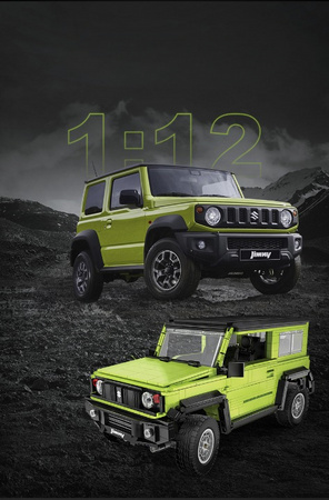 CaDA Stavební kostky velké zelené Off Roader 2v1 Suzuki Jimny 1803 kusů 8+