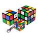 3W1 set Originální klasický hlavolam Rubikova kostka Mini kostka na klíče Rubik's (2 kostky + kroužek na klíče)