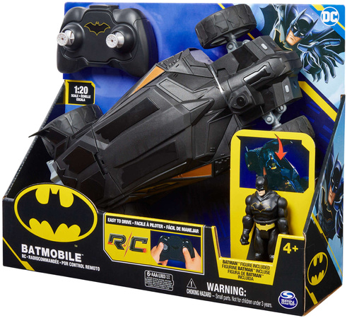 Batman RC auto Batmobile na dálkové ovládání a figurka DC Comics