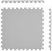Humbi Velká vzdělávací podložka z tlusté pěny 180 x 180 x 1 cm XXL 9 dílků 62 x 62 x 1 cm Barva bílá a šedá bílá a šedá